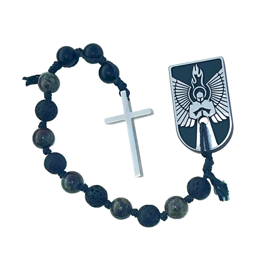 Stainless Steel G43X Magplate + Stainless Cross Beads
