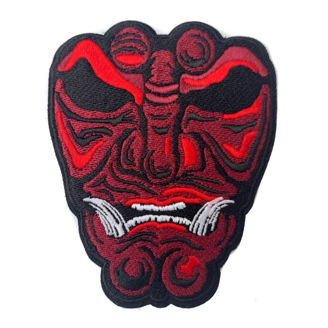 Red Oni Mask Patch